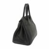 Hermes Birkin 35 Handbag Black Clemence Leather SHW side