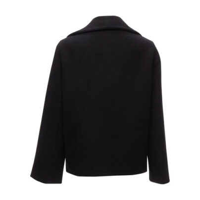 Hermes Black Wool Jacket back