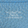 Hermes Kelly Sellier 32 Handbag Celestial Blue Box Calf Leather SHW Hermes Paris Made in France Stamp