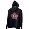 Kenzo Paris Black Cotton Hoodie Size L
