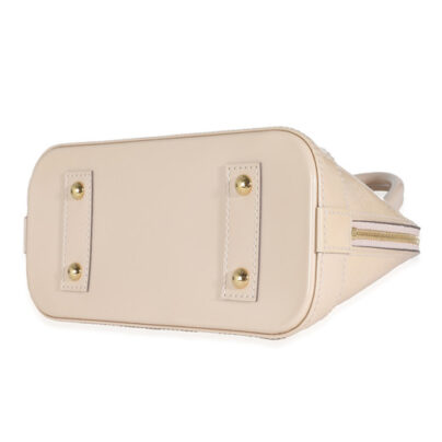 Louis Vuitton Alma BB Pink Handbag bottom 1