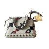 Louis Vuitton Alma BB White Leather Studs Handbag With shoulder strap