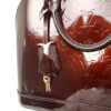 Louis Vuitton Alma Bag Burgundy Patent Leather front view