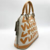Louis Vuitton Alma Graffiti Bag In Yellow and White Leather side