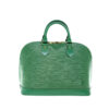 Louis Vuitton Alma Handbag in Green Epi Leather