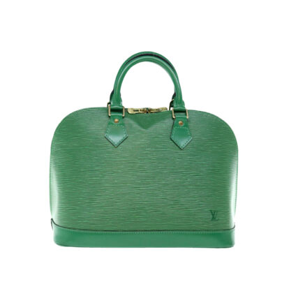 Louis Vuitton Alma Handbag in Green Epi Leather