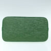 Louis Vuitton Alma Handbag in Green Epi Leather bottom
