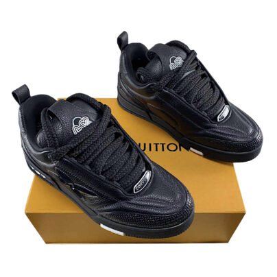 Louis Vuitton Black 1854 Skate Sneakers FW 202223 Size 43