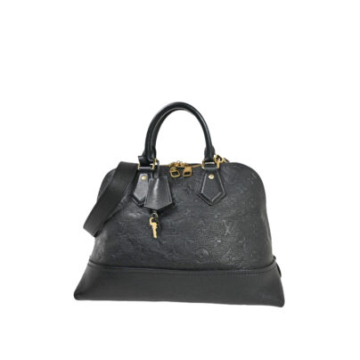 Louis Vuitton Black Neo Alma PM Monogram Empreinte Leather Bag Front