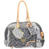 Louis Vuitton Bowly Handbag Monogram Denim Fabric