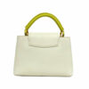 Louis Vuitton Capucines BB White Green Leather Handbag back