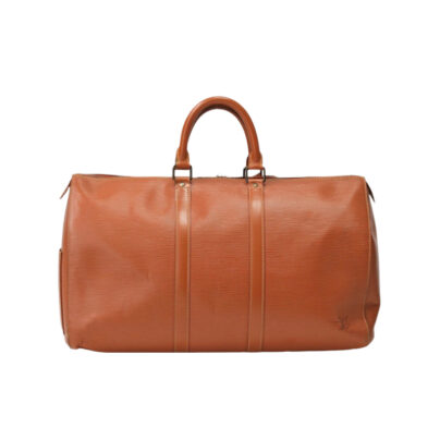 Louis Vuitton Keepall Brown Epi Leather Travel Bag