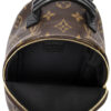 Louis Vuitton Mini Palm Springs Shoulder Bag Brown Monogram Canvas interior