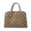 Louis Vuitton Montaigne Brown Canvas Leather Handbag back