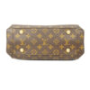 Louis Vuitton Montaigne Brown Canvas Leather Handbag bottom