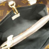 Louis Vuitton Montaigne Brown Canvas Leather Handbag interior
