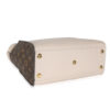 Louis Vuitton On My Side MM Beige Calfskin Monogram Canvas Bag bottom