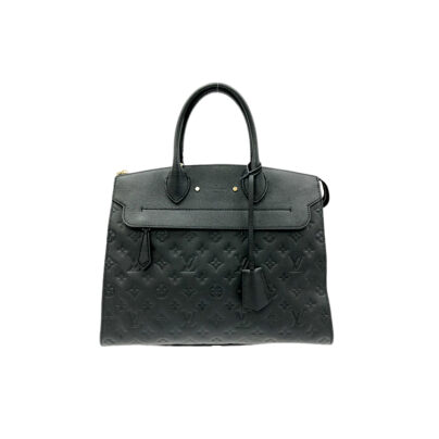 Louis Vuitton Pont Neuf GM Black LV Monogram Embossed handbag
