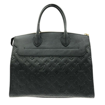 Louis Vuitton Pont Neuf GM Black LV Monogram Embossed handbag back
