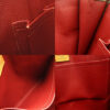 Louis Vuitton Sac Plat Brown Monogram Cerises Murakami handbag Red Interior