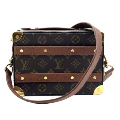 Louis Vuitton Trunk LV x NBA Shoulder Bag in Brown Leather Canvas