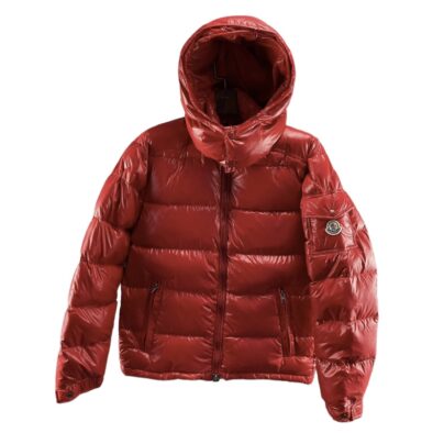 Moncler Ruby Red Bady Short Down Jacket