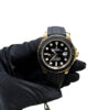Rolex Yatch Master 42mm Watch 226658 Yellow Gold Black Strap