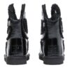 Telfar x UGG Crinkled Leather Black Boots back