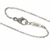 Tiffany 950 Platinum 2 carat GIA Diamond Necklace clasp