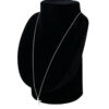 Tiffany Cross Diamond Platinum Necklace display