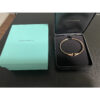 Tiffany T Wire 18k Yellow Gold Diamond Mother of Pearl Bracelet in box