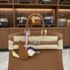 BNIB Hermes Birkin 25 Gold Togo and Alligator Touch Palladium Hardware