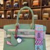 BRAND New Hermès Birkin 30 Epsom Leather Vert Criquet Palladium Hardware
