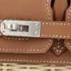 Hardware on Hermès Birkin Picnic 25 Limited Edition Handbag Gold Barenia And Osier Wicker PHW
