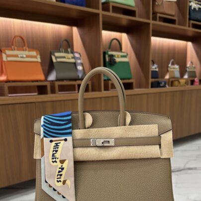 Hermès Birkin 25 Beige Marfa Togo leather PHW