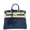 Hermes Birkin 25 Bleu De Prusse Togo Leather GHW