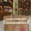 Hermes Birkin 25 In and Out Biscuit Swift PHW