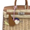 Hermès Birkin Picnic 25 Limited Edition Handbag Gold Barenia And Osier Wicker Palladium hardware Rare