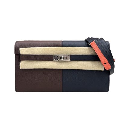 Hermes Casaque Kelly Wallet To Go Bleu Indigo Rouge Sellier Rose Texas Epsom