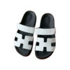 Hermes Chypre White sandals smooth calfskin