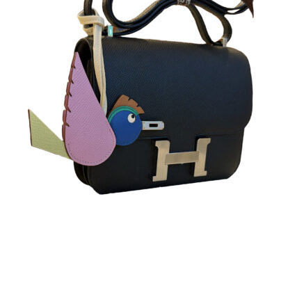 Hermes Constance 18 Black Epsom Palladium Hardware