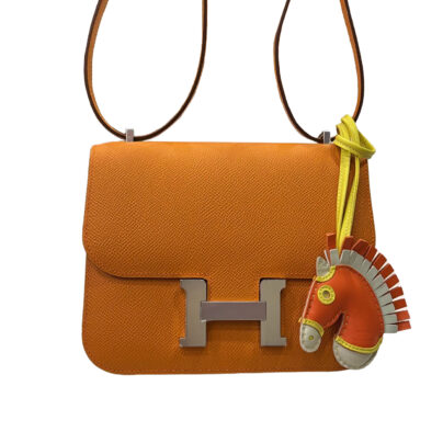 Hermes Constance 18 Orange Epsom Leather Palladium Hardware
