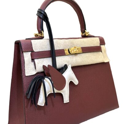 Hermes Kelly 25cm Rouge H Epsom GHW