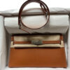 Hermes Kelly Elan Gold Madame Leather with Gold Hardware