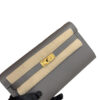 Hermes Kelly Wallet To Go Gris Meyer Epsom Gold Hardware