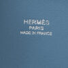 Hermes Mini Bolide Blue Jean Evercolor Palladium Hardware stamp
