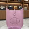 Hermes Mini Evelyne TPM Mauve Sylvestre Clémence Leather PHW