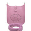 Hermes Mini Evelyne TPM Mauve Sylvestre Leather