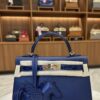 Hermes Mini Kelly Touch Alligator Swift Blue Sapphire