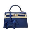 Hermes Mini Kelly Touch Alligator and Swift Blue Sapphire